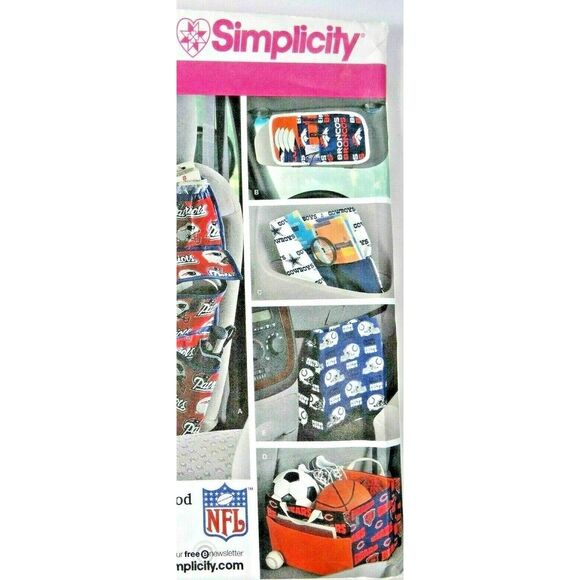 Car Organizer 2007 Simplicity Pattern 3731 Back Seat Storage Trunk Box Uncut - Picture 3 of 3